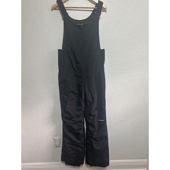 Outdoor Gear Black Snow Ski Bibs Winter Snow Pants Snowboarding Medium - Picture 1 of 3